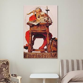 ノーマン・ロックウェル「ディスカバリングサンタDX」ジークレー　作品保証書有り ノーマン・ロックウェル「ディスカバリングサンタDX」ジークレー